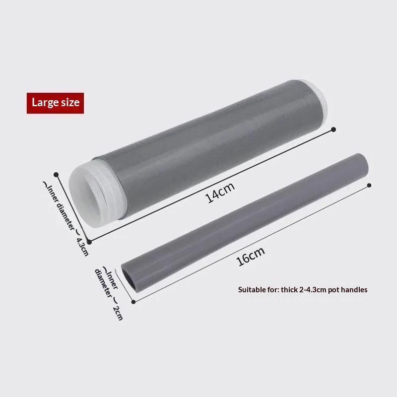 Anti-Scalding Rubber Handle Cover Pot Handle Heat Insulation Cover Frying Pan Protector Hot Handle Holder Sleeve For Cookware