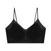 Summer Thin Ultra-thin Ice-feeling Milk Skin Fine Flash Shoulder Strap Liquid Jelly Underwear Women's Seamless Breathable Suspenders