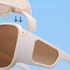 Polarized Sunglasses Multifunctional Anti Sunburn Sun Glasses with Sun Visor Men Women Outdoor Camping Fishing Shades Eyewear