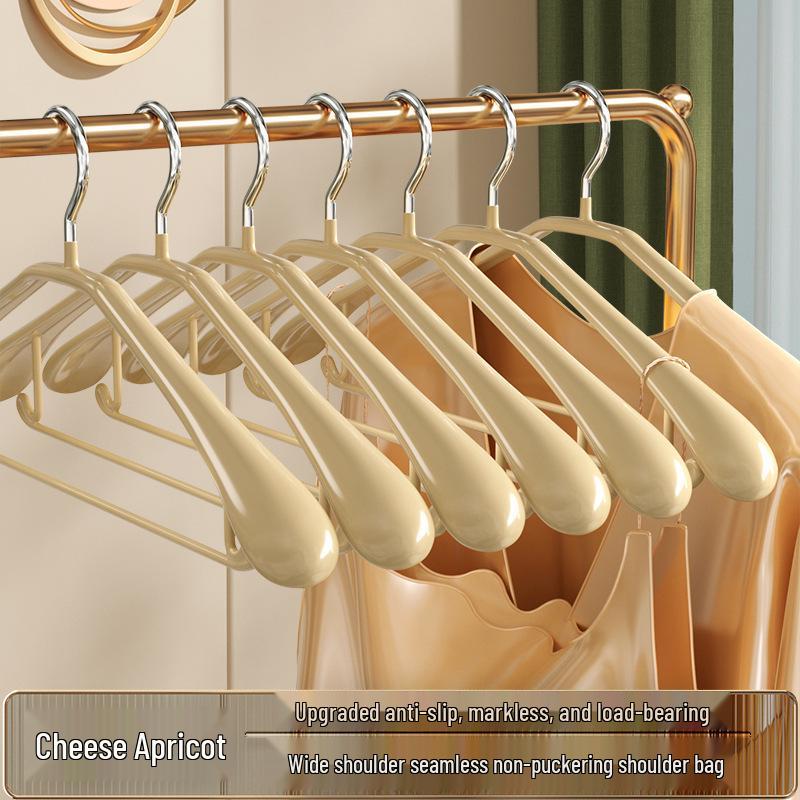 Wide Shoulder Non-Slip Clothes Hanger Rack - Seamless & No Marks Drying Stand