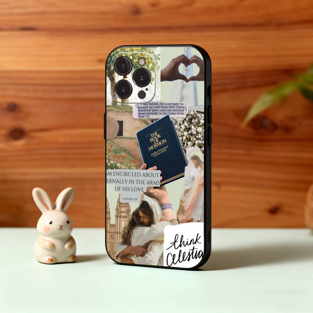 1PC The Book Of M-Mormon Phone Case For iPhone17,16,15,14,13,12Plus,Pro Max,XS,5G Soft Silicone Black Cover