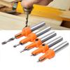 5pcs YG8 Alloy Countersink Drill Bit Surface Spray Treated Wood Screw Counter Sinker  For Wood