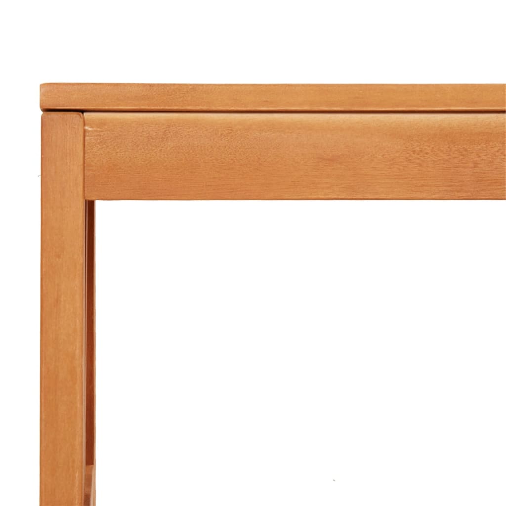 Vidaxl Ławka Ogrodowa, 110 Cm, Lite Drewno Eukaliptusowe