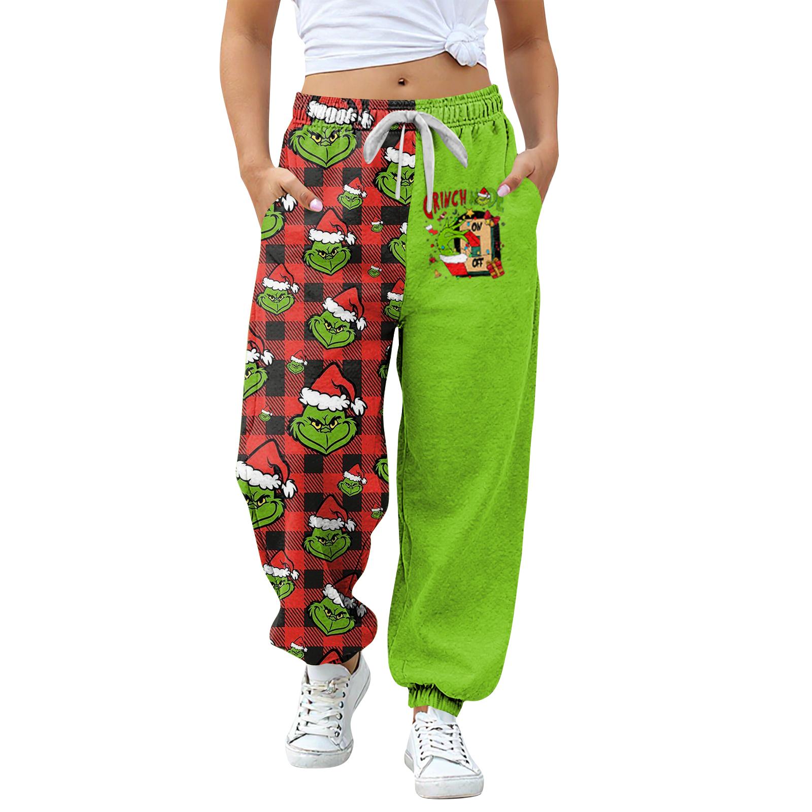 

Детская мода, рождественские свободные талии, однотонные повседневные спортивные штаны для отдыха 150