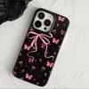 Pink Bow-shaped Soft Case for Apple IPhone 17 Pro Max, A Niche Phone Case for IPhone 16, 14, and 13