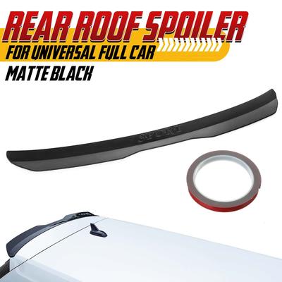 Uniwersalny 99CM matowy czarny ABS tylny spoiler dachowy dekoracyjne paski pasujące do hatchbacka VW Golf MK7 MK7.5 2014-2018