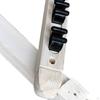 2 Pcs 4 Racks Wall Mounted Table Poles Clip Accessories Wooden Clips Pole Organizer Storage