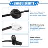ABS Wheel Speed Sensor Compatible for Hyundai Tucson 2010-2015 2.0L 2.4L 2WD, Custom Plastic Black Rear Right Passenger Side No.95681-2S300