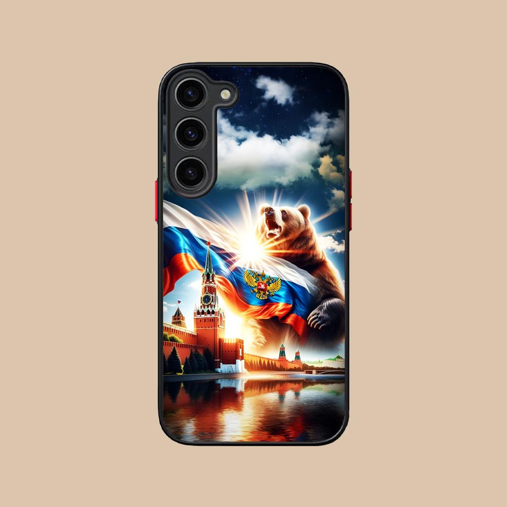Russia Flag Silicone Mobile Phone Case for Samsung Galaxy S26 S25 S24 S23 S22 S21 Plus FE Ultra Colorful Cover