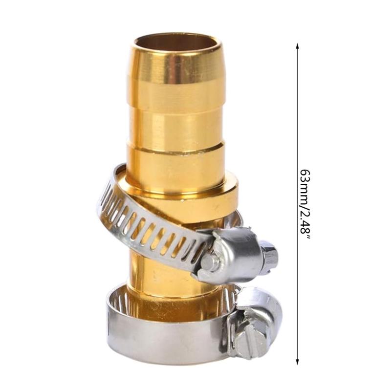 2pcs 1.91 Cm -1.95cm  Hose Connector with Metal Clip for Household for Garden Car Washing Practical Equipment Accessory