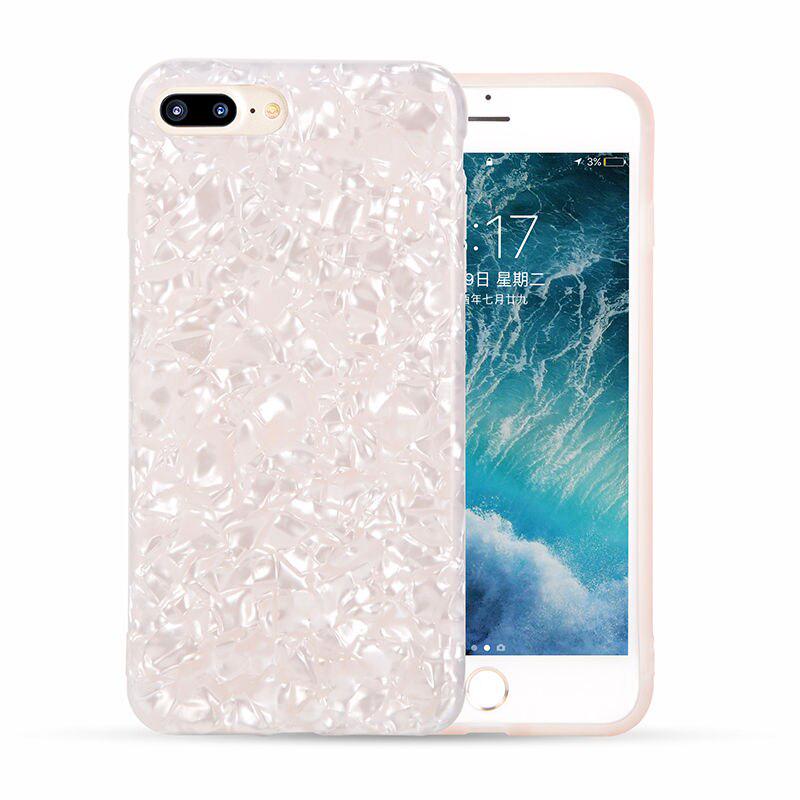 

Мягкий чехол для iPhone для iPhone 7 8 Plus XR XS Max 6 6S Plus Dream Shell Pattern iPhone 8 Plus белый