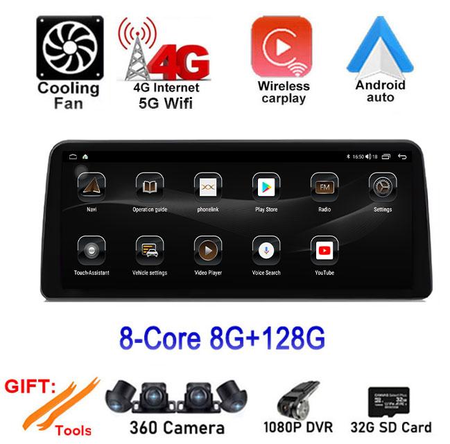 12.3 Inch For Toyota Corolla 2008-2010 Android 14 Car Radio Multimedia Video Player Navigaion Head Unit Stereo Audio