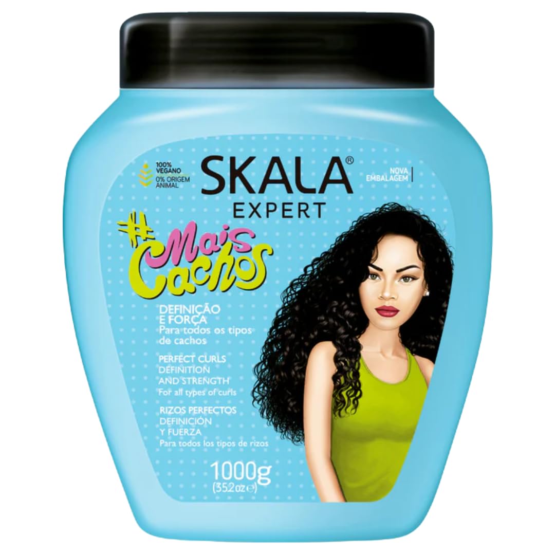 

Skala Expert Curly Hair Treatment Cream Pack 1000g x 2-pack Expert Mais Cachos