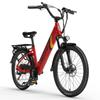 LANKELEISI ES500 Motor de 500W Bateria de 48V14.5AH Bicicleta Elétrica Urbana de Trekking