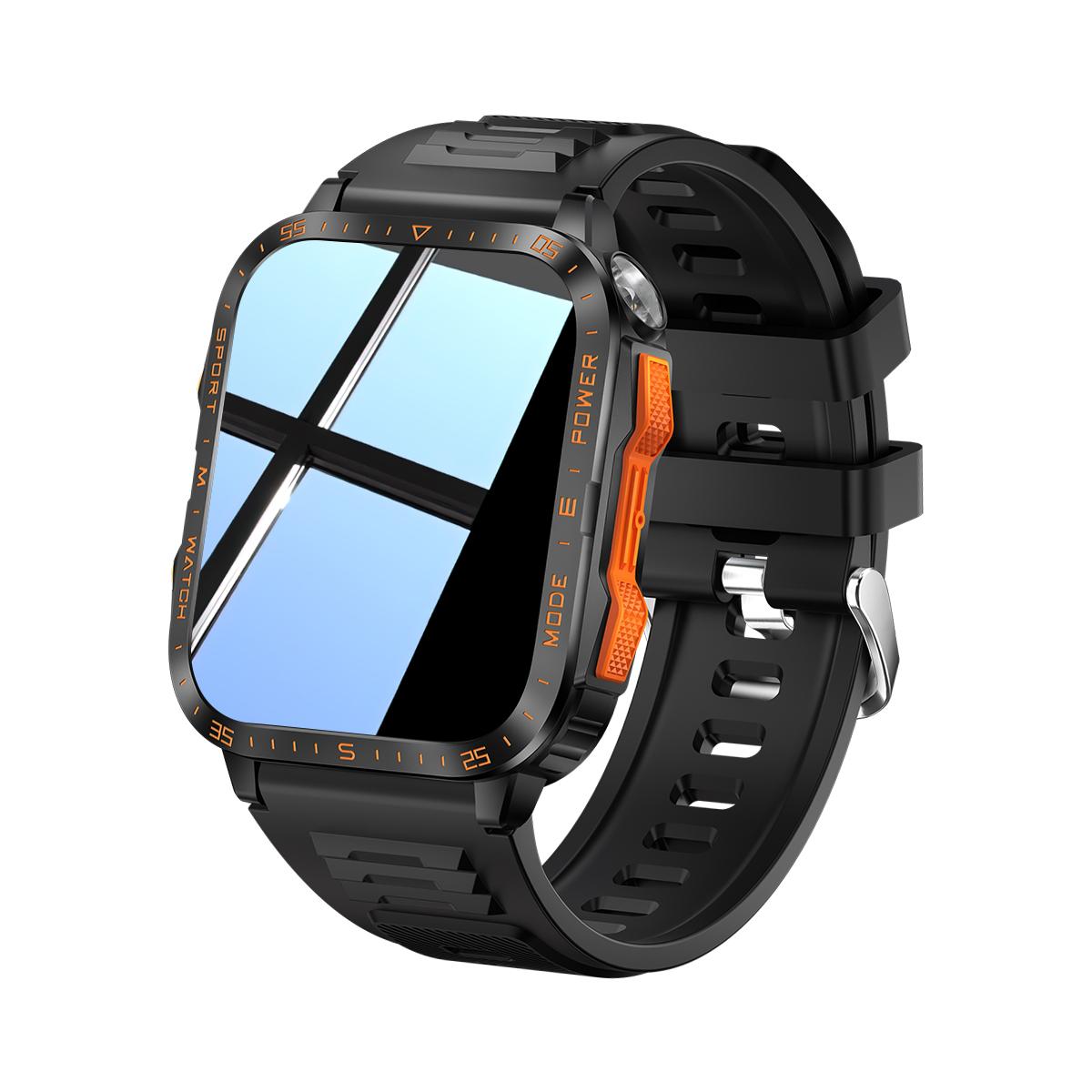 

Спортивные фитнес смарт-часы 1,57-дюймовый полностью сенсорный экран смарт-часы прочные водонепроницаемые часы монитор сердечного ритма для Android iOS