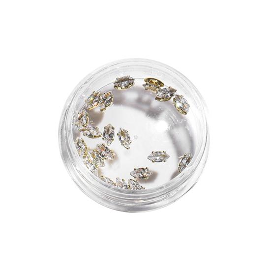 1 Beutel Nageldekoration Unregelmäßige Form Farbverlauf Zirkon Glänzend Exquisit 3D Nagelkunst Schmuck Maniküre Designs