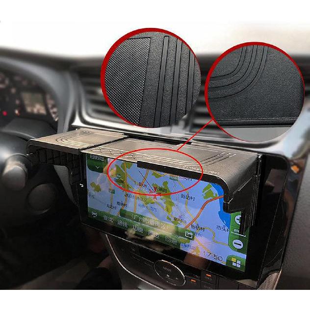 Car GPS Sun Shade - Anti-Glare Visor For 7-12 Inch Navigators, Safety Driving Cover