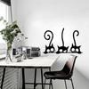 New Three Funny Cats Animal Wall Sticker Household Room PVC Window Decals Mural DIY Decoration