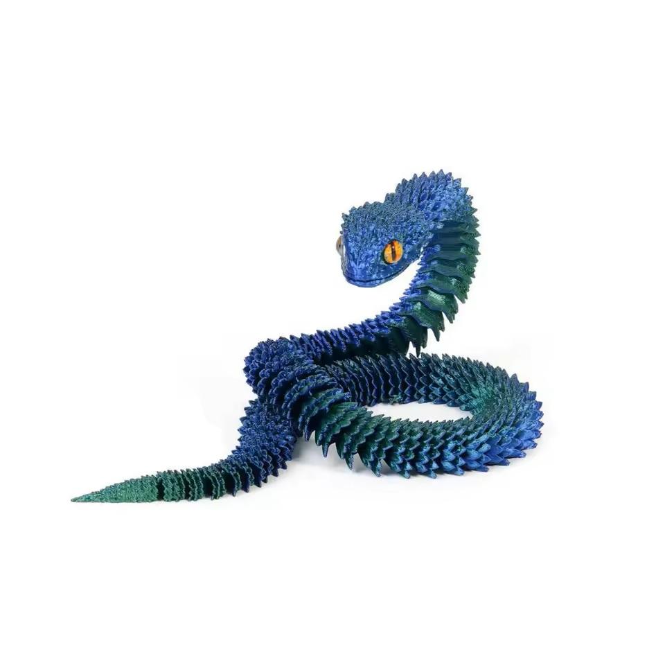 High-Quality 60Cm High-Quality 3D High-Quality Printed High-Quality Snake High-Quality Realistic High-Quality Snake High-Quality Statue High-Quality 60cm