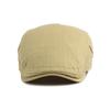Spring Summer Classic Beret Men British Vintage Cap Solid Color Forward Cap