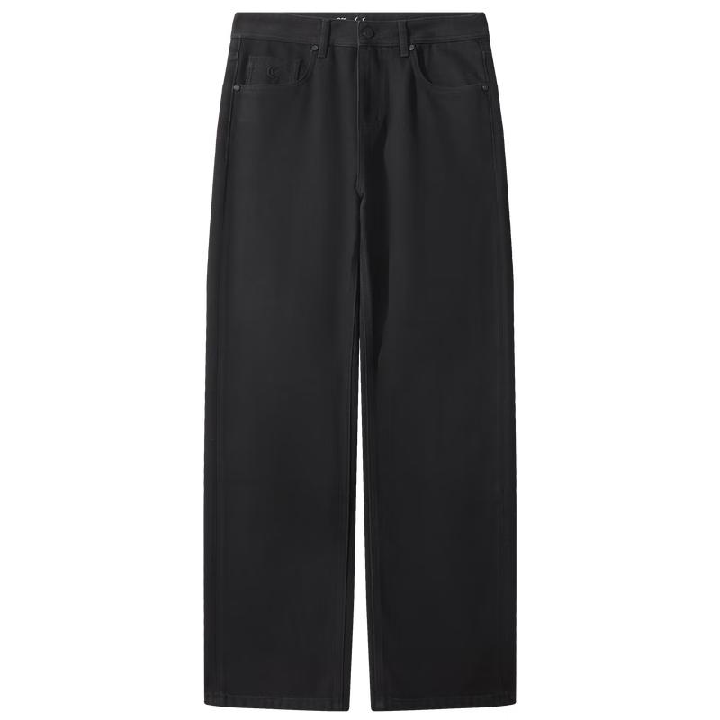 

CABBEEN Мужские джинсы глубокого черного цвета, вываренные, расслабленного прямого кроя 2XL / 34 / 185