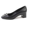 Great HERMES Pumps Black Leather Women 37 Used