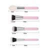 15-Piece Portable Makeup Brush Set: Soft Bristles for Beginners - Includes Powder, Contour, Eyeshadow, and Eyebrow Brushes