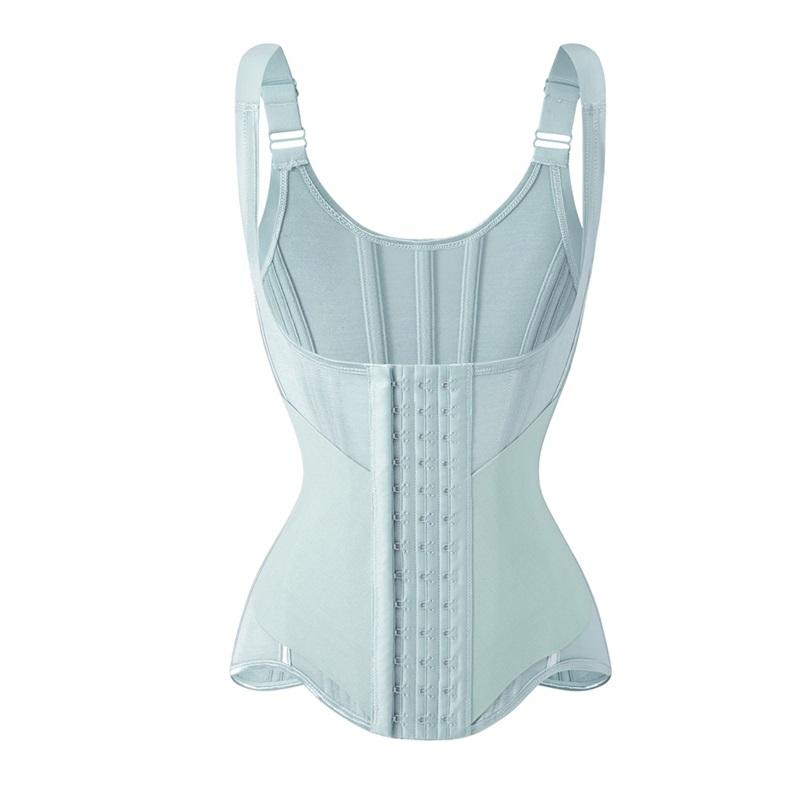 Everyday Colombian Waist Trainer Corset Double Compression Body Shaper Steel Bones for Tummy Control Slimming Flat Breathable