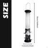 Tube Bird Feeders for Outdoors Hanging Feeding Station with Hanger Birdfeeder Balcony