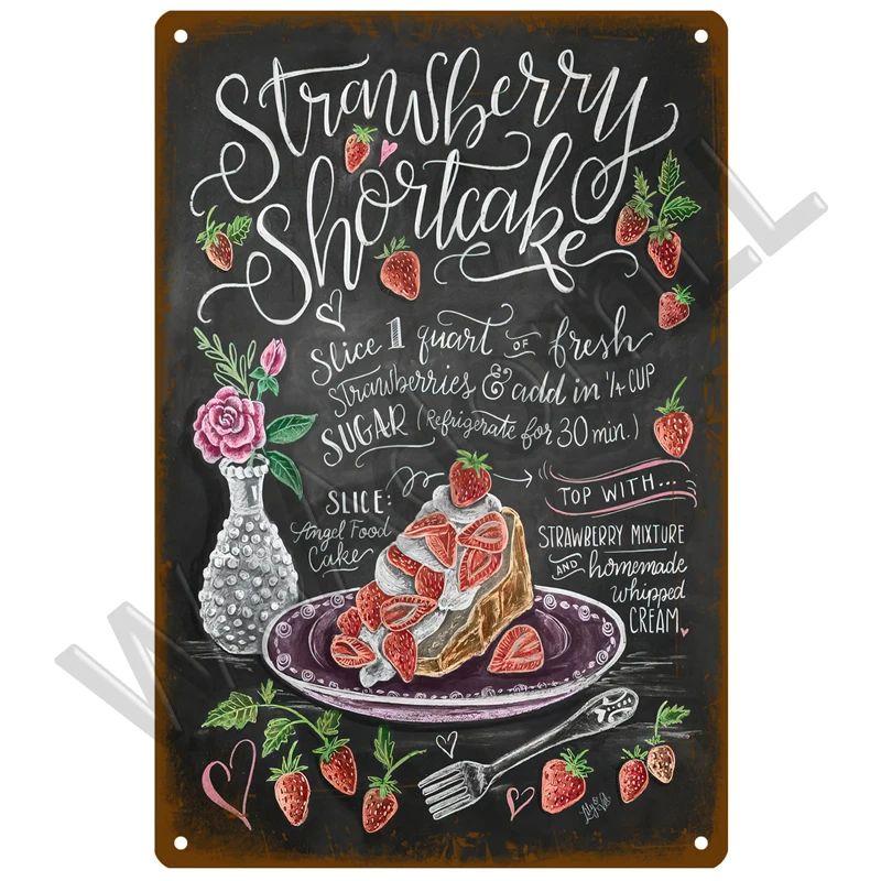 Funny Tin Sign for Kitchen Restaurant Home Decor Metal Plaque 20x30cm