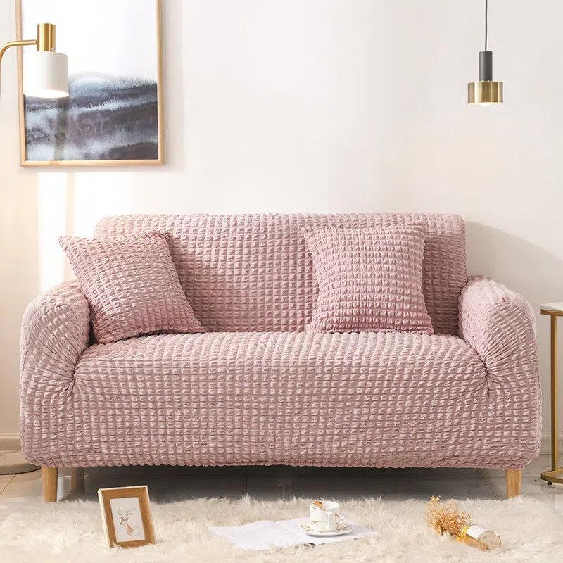 Bubble Cloth Sofa Cover All-inclusive Universal Cover Combination Chaise Longue Corner L-shaped Sofa 1/2/3/4 Seaters Universal