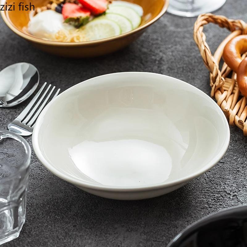Irregular Ceramic Bowl Creative Breakfast Oat Bowl Yogurt Bowl Salad Bowls Sugar Water Bowls Molecular Food Featured Tableware
