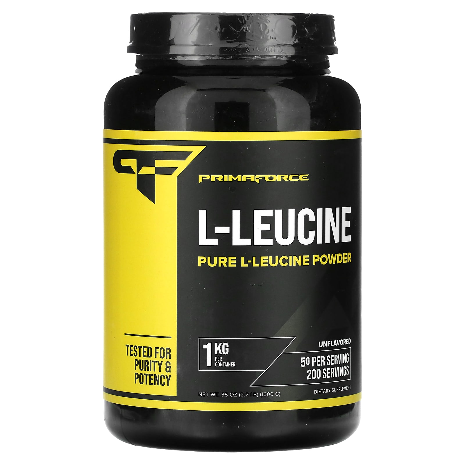 

L-Leucine, Unflavored, 1,000G (2.2Lb)
