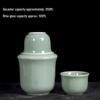 Traditional Chinese Ceramic Wine Warmer Set