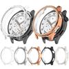 PC Diamond-set Skeleton Case Suit for Xiaomi Watch S5 Single-row Diamond Skeleton Watch Cover