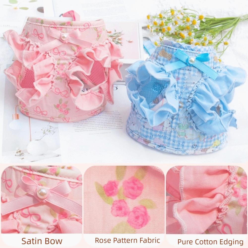 Verstellbares Hundegeschirr und Leine Ausbruchsicheres Katzen-Geschirr Weste für Outdoor-Aktivitäten