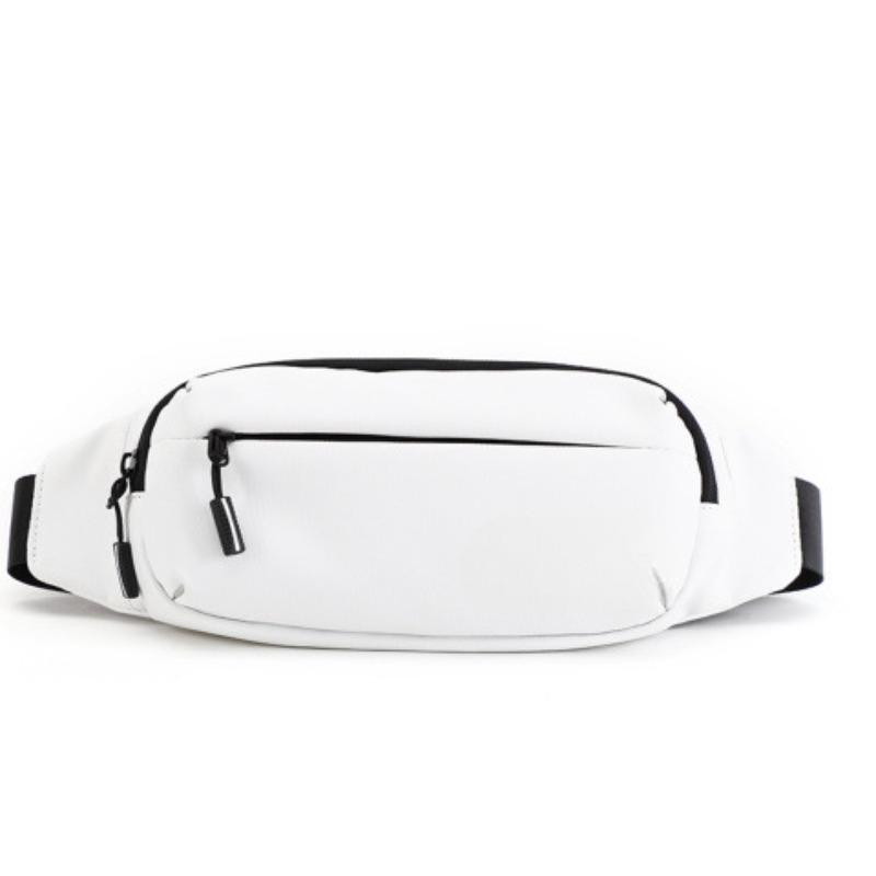 

Мужская сумка на пояс для мобильного телефона, модная повседневная мужская сумка на пояс для занятий спортом на открытом воздухе, модная крутая сумка через плечо, сумка на плечо белый
