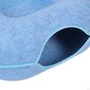 Felt Cat Tunnel Cave Bed, Detachable Cozy Easy to Carry for Training Toy