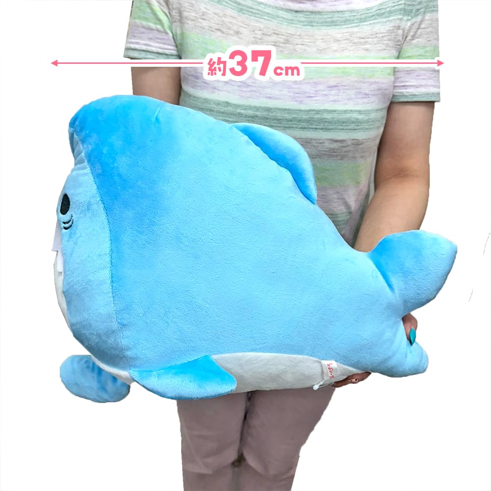 Loveys Shark Plush Toy XL 37cm Official Large Cute Approx. (Pyonchie (Pink))