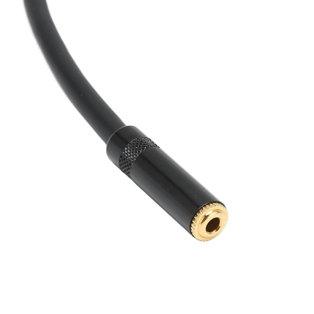 1.0ft Balanced Dual XLR Male to 3.5mm Female 3.5mm to 3Pin XLR Y Split Cable  Audio Recording
