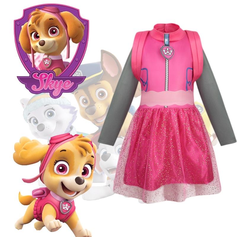 Hunde Paw Patrol Cosplay Kostüm für Kinder Perfekt für Partys und Rollenspiele
