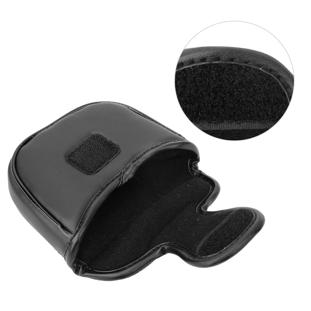 Portable PU Golf Club Driver Headcovers Durable Soft Head Cover Golfer Accessory Black