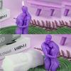 3D Embrace Couple Candle Silicone Mold Diy Couple Portrait Gypsum Resin Crafts Cement Mold Home Decoration Valentine's Day Gift