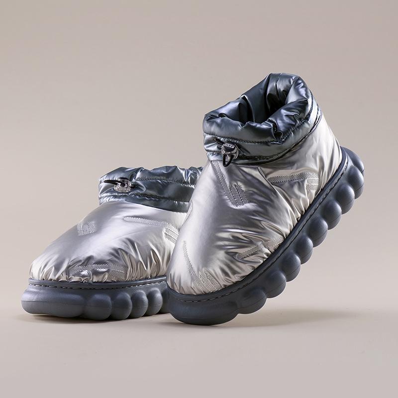 

Сумка на каблуке хлопковые тапочки непромокаемые с шариком хлопковая обувь модная уличная теплая хлопковая обувь зимние ботинки 44-45 (Suitable for 43-44)