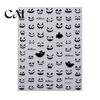 Holiday Party Nail Decals Halloween 3D Embossed Stickers, Skeleton Hand Pumpkin Spider Bat Gothic Manicure Art Decals, Decoration for Decor Sticker