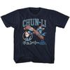 Street Fighter Chun Li Varsity Gaming  Children's T-shirt
