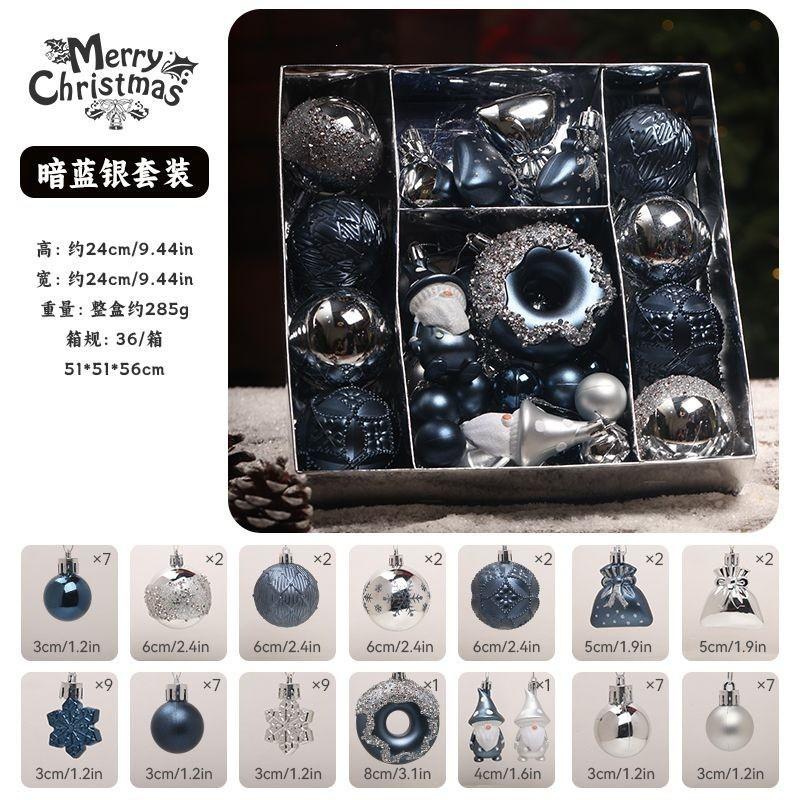 Christmas Tree Ornaments Set 2026 Xmas Hanging Decorations Gift Box