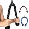 Corde Triceps Multicolore Tirage Vertical Câble Corde Triceps en Nylon Revêtu Accessoires de Gymnastique