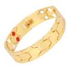Magnet Therapy Bracelet Hexagon Design Improve Sleep Stylish Widen Titanium Steel Bracelets Jewelry