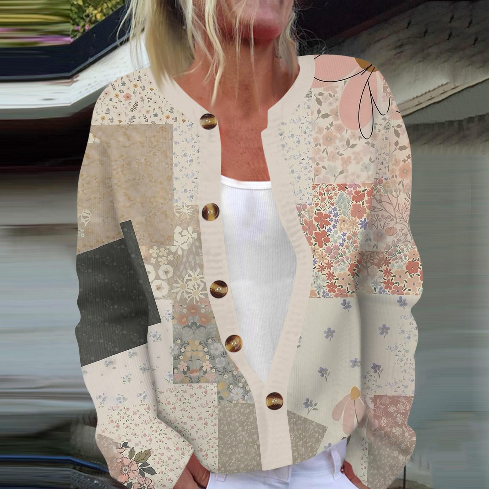 

Женская мода с длинным рукавом, рождественский принт «Снеговик-снежинка», куртка, кардиган XXXL бежевый